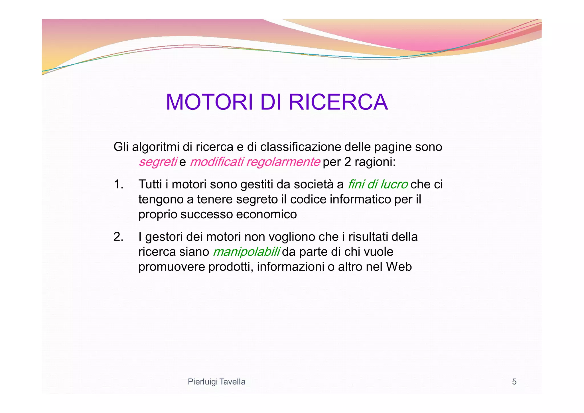 Motori Di Ricerca