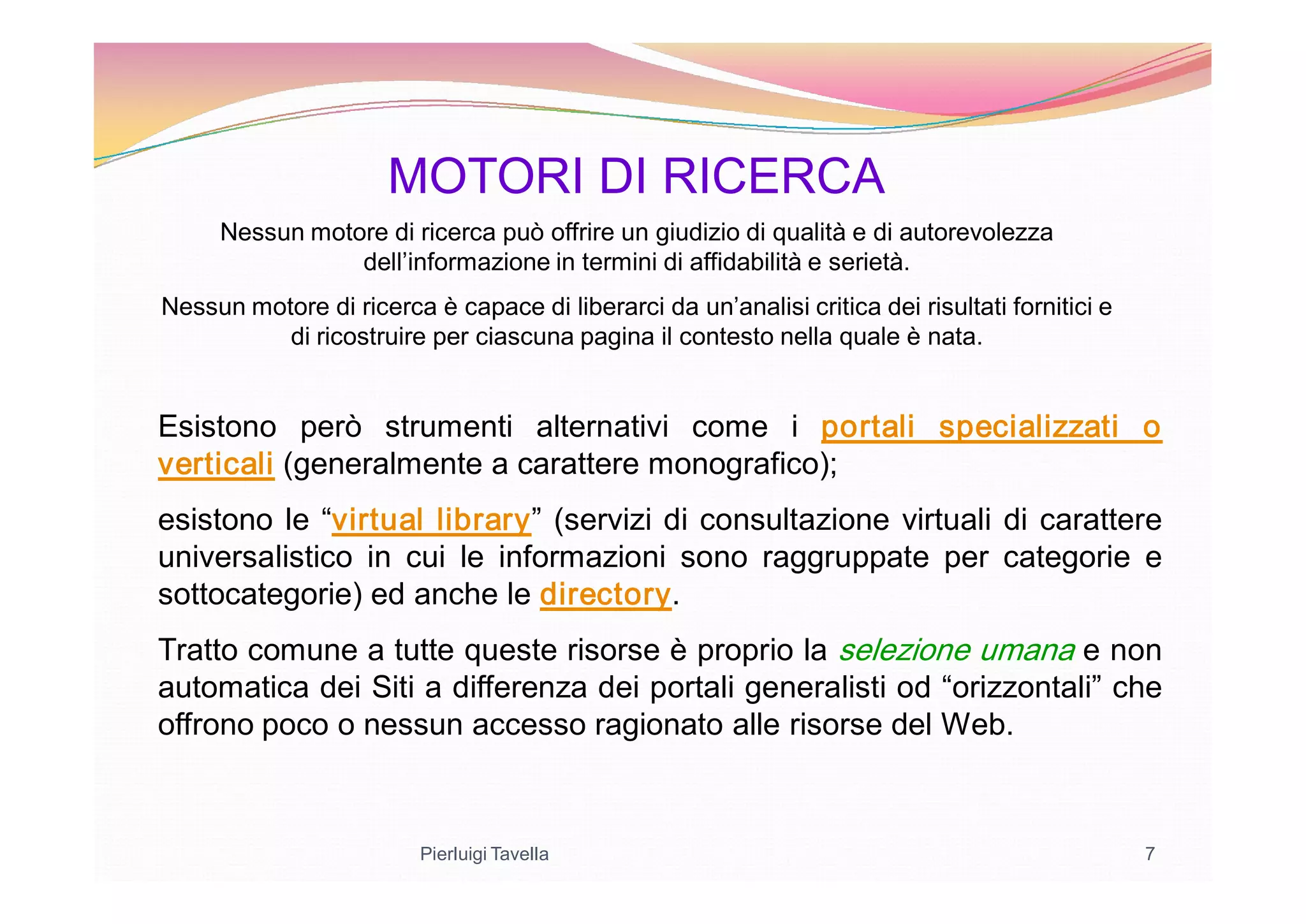 Motori Di Ricerca