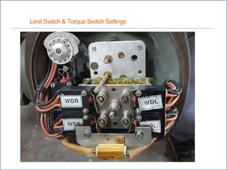 Main title
Intr
Limit Switch & Torque Switch Settings
 