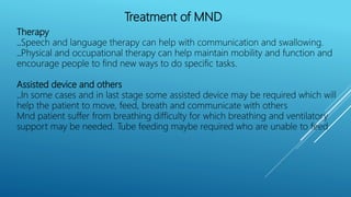 Mnd Function Room Motor neuron disease | PPTX