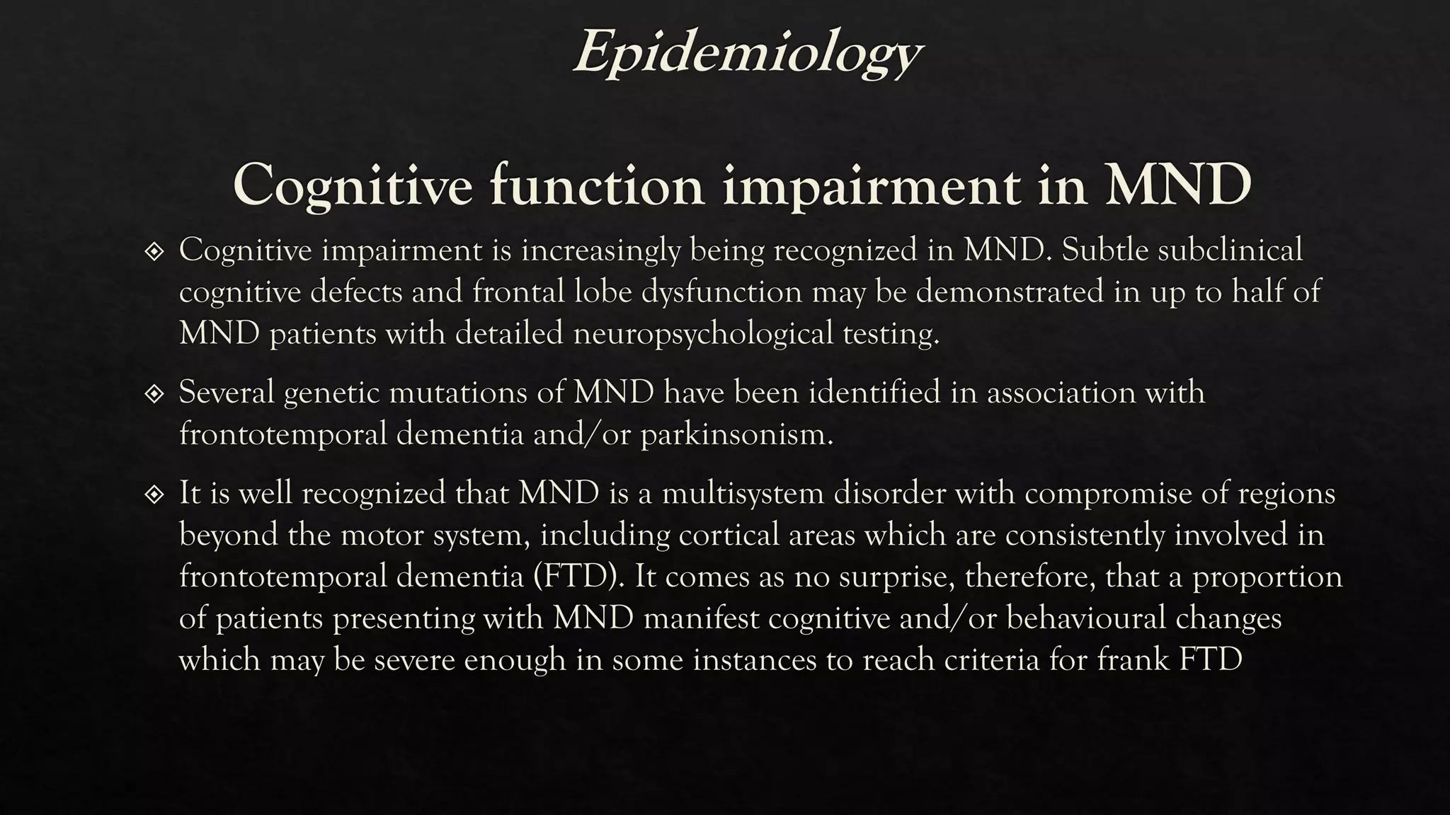 Motor neuron disease - understanding the brain | PDF