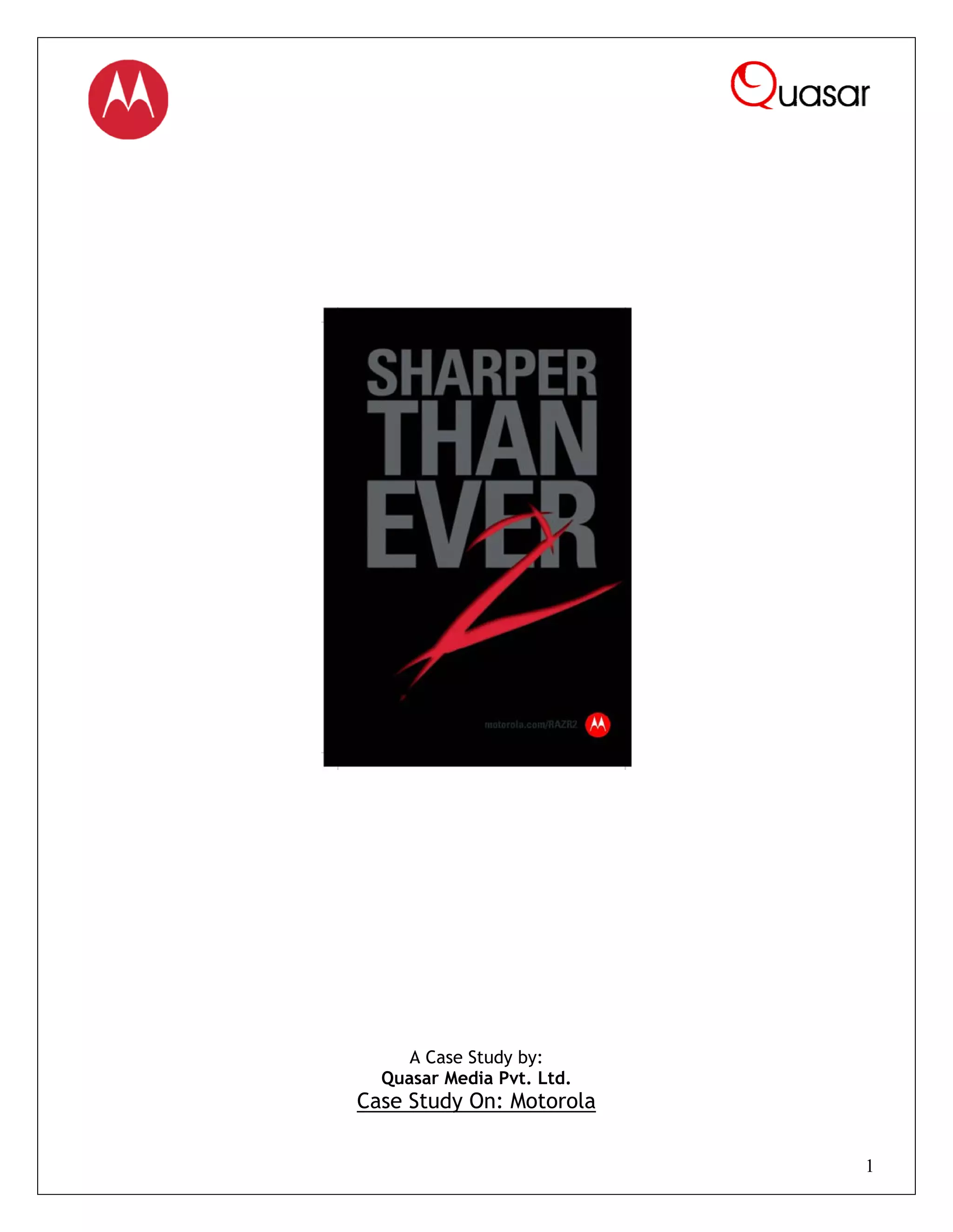 Motorola Case Study PDF