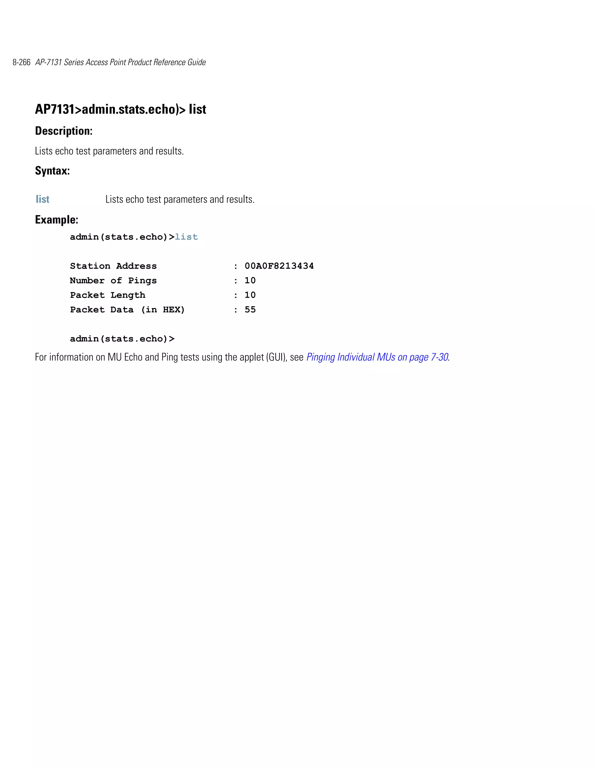 Motorola ap 7131 series access point product reference guide