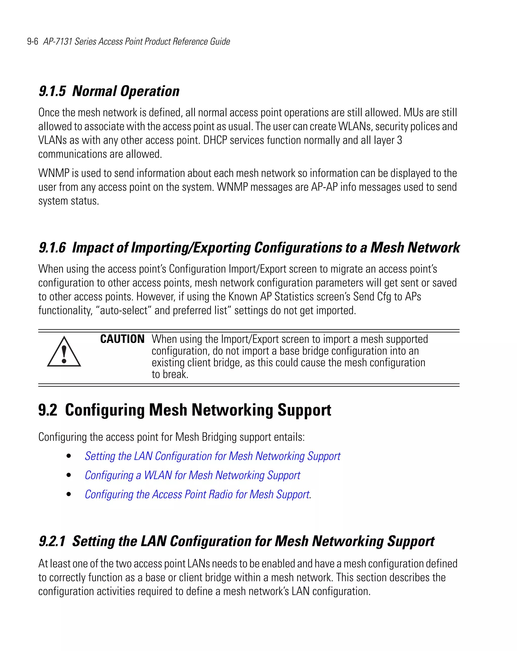 Motorola ap 7131 series access point product reference guide