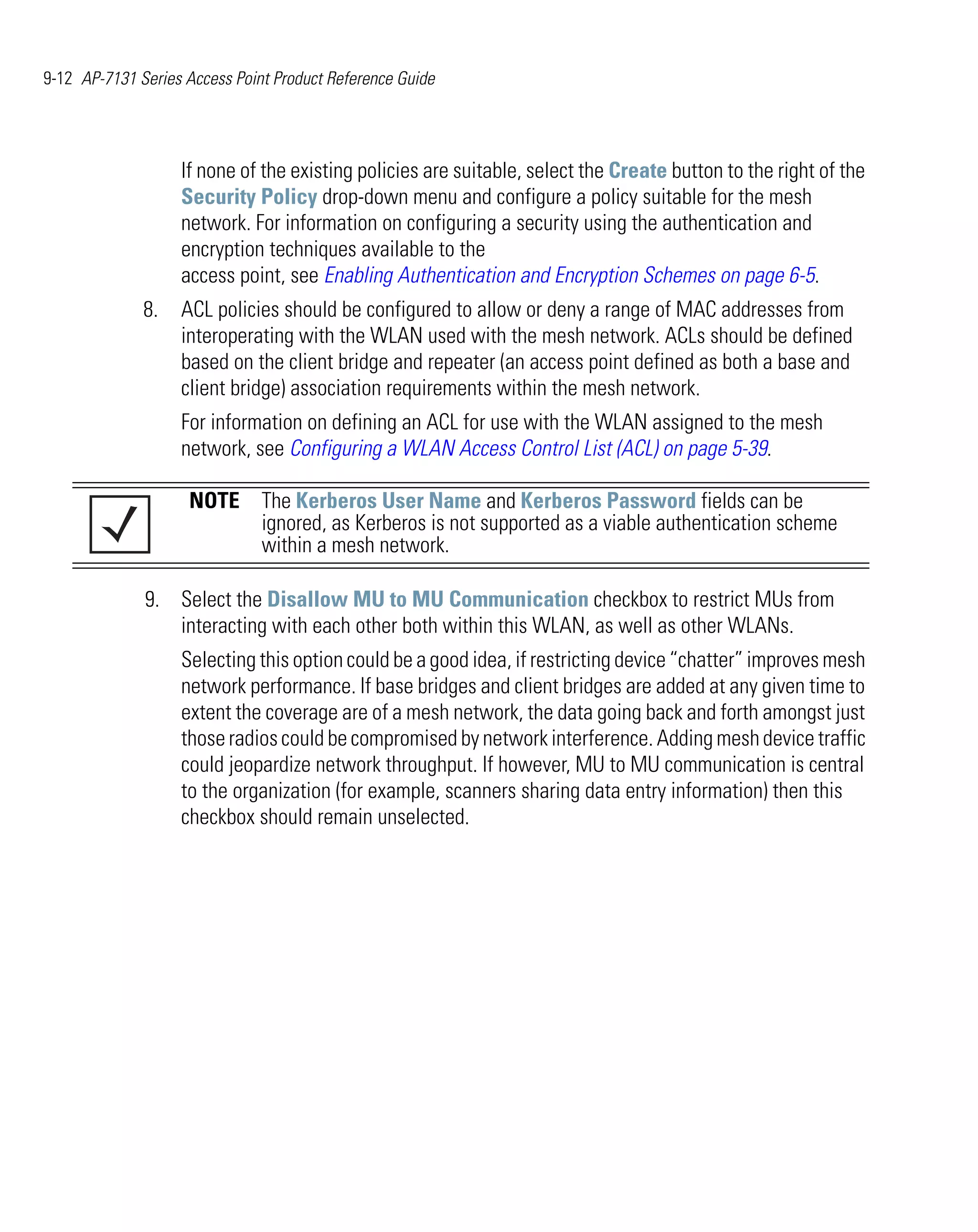 Motorola ap 7131 series access point product reference guide
