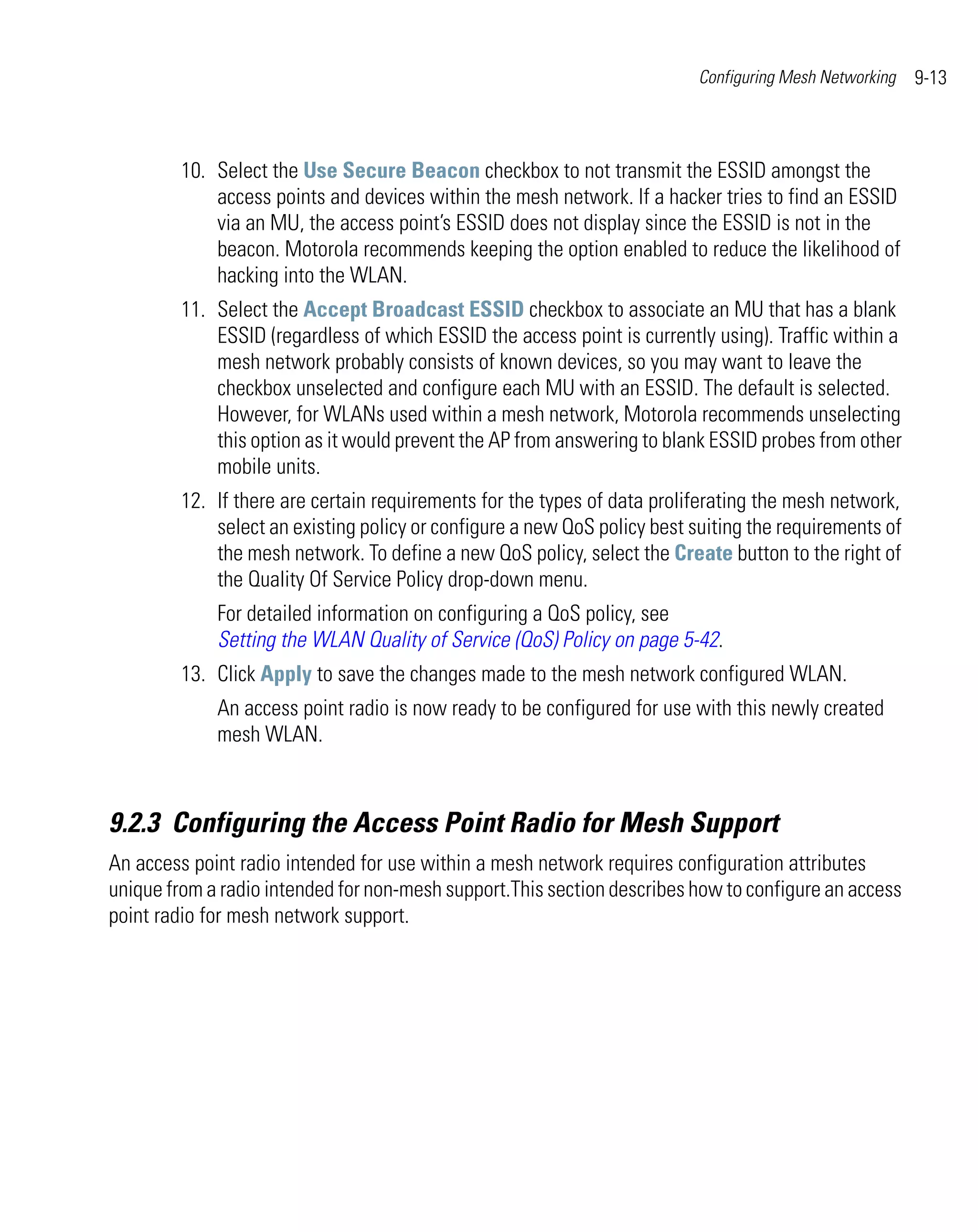 Motorola ap 7131 series access point product reference guide