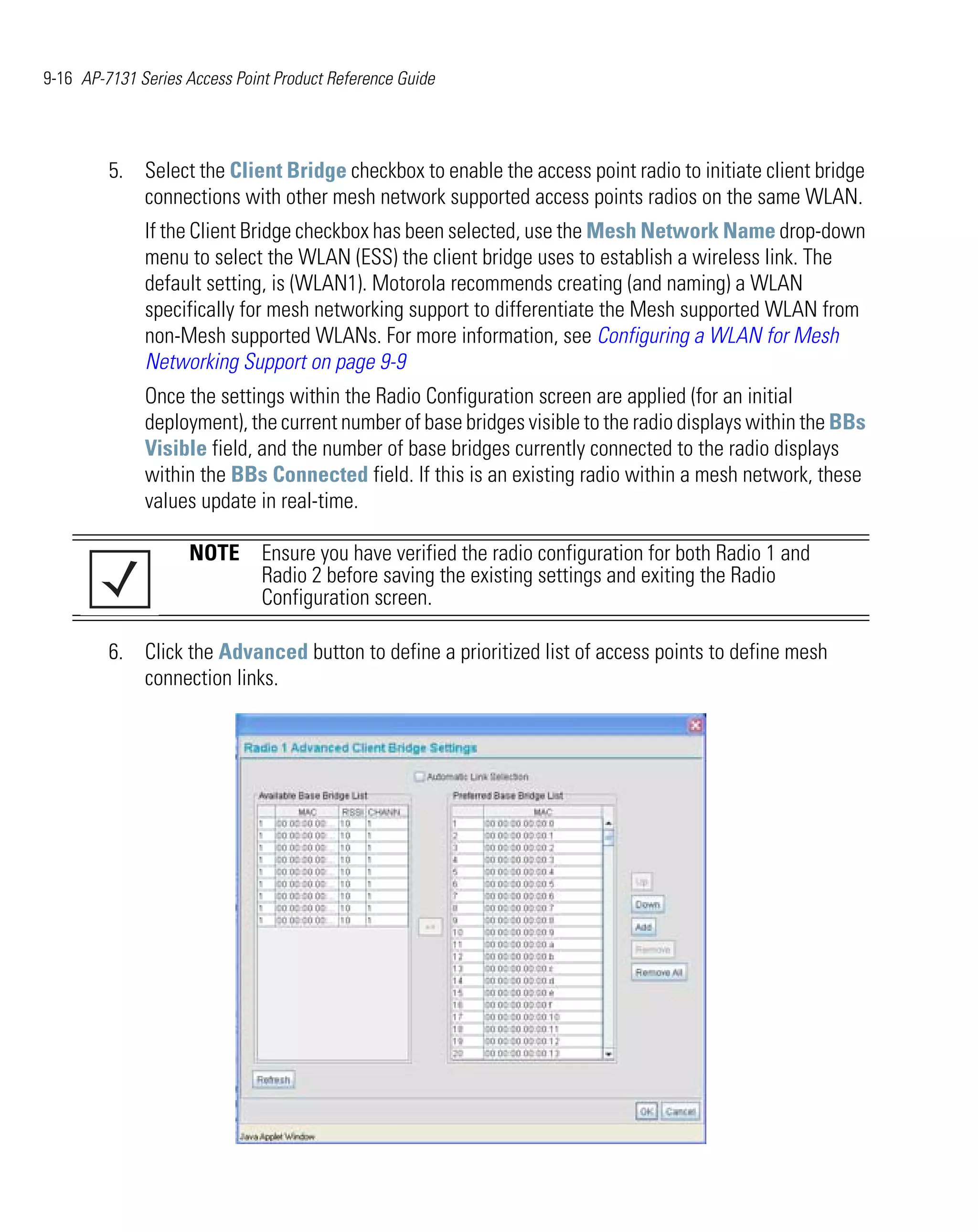 Motorola ap 7131 series access point product reference guide