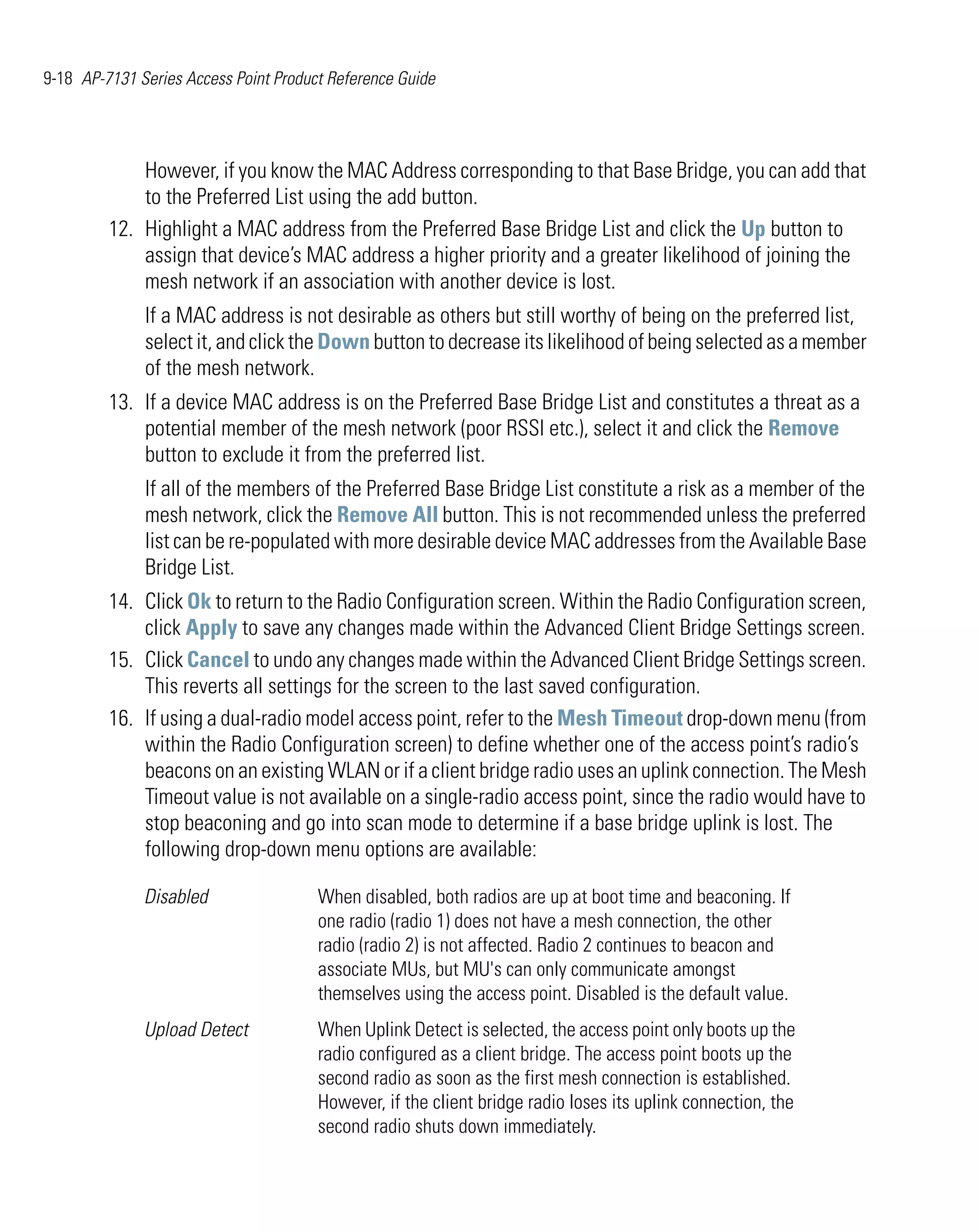Motorola ap 7131 series access point product reference guide