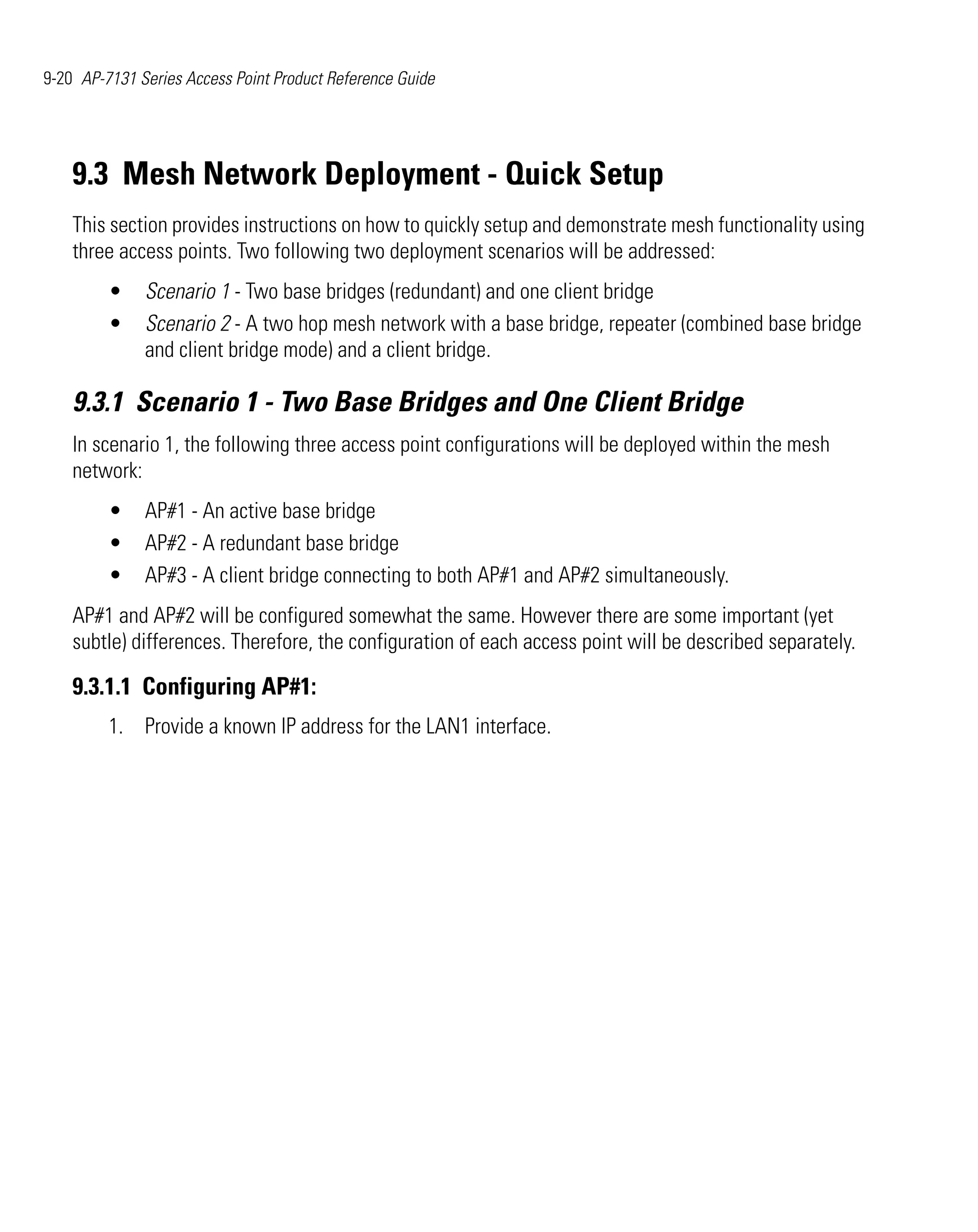 Motorola ap 7131 series access point product reference guide