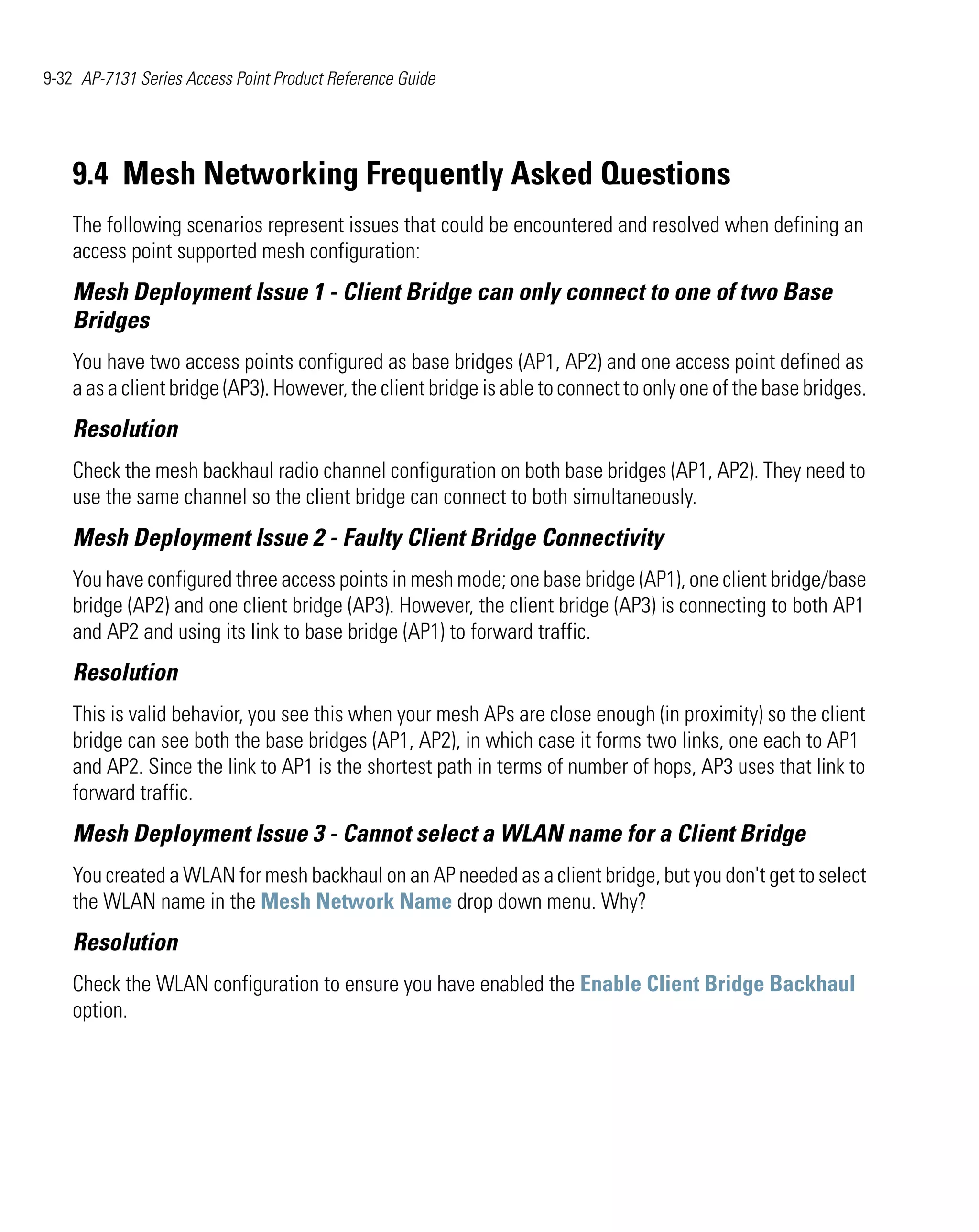 Motorola ap 7131 series access point product reference guide