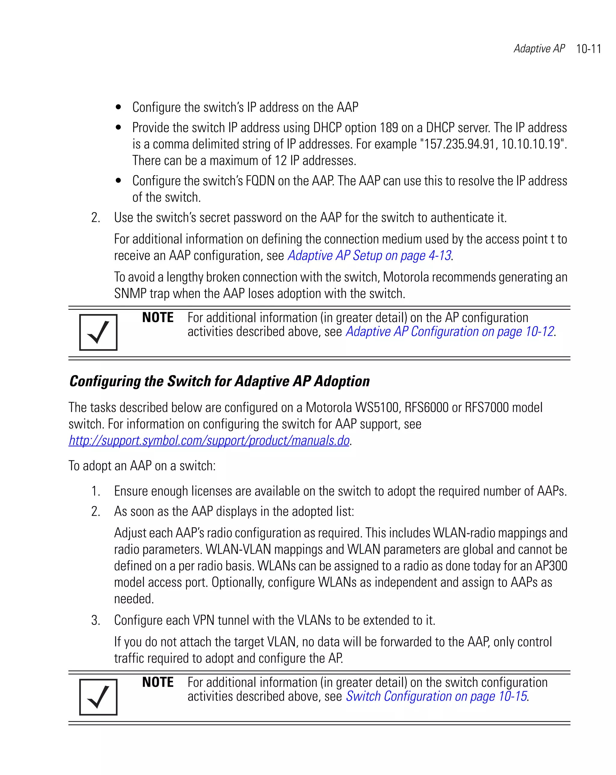 Motorola ap 7131 series access point product reference guide