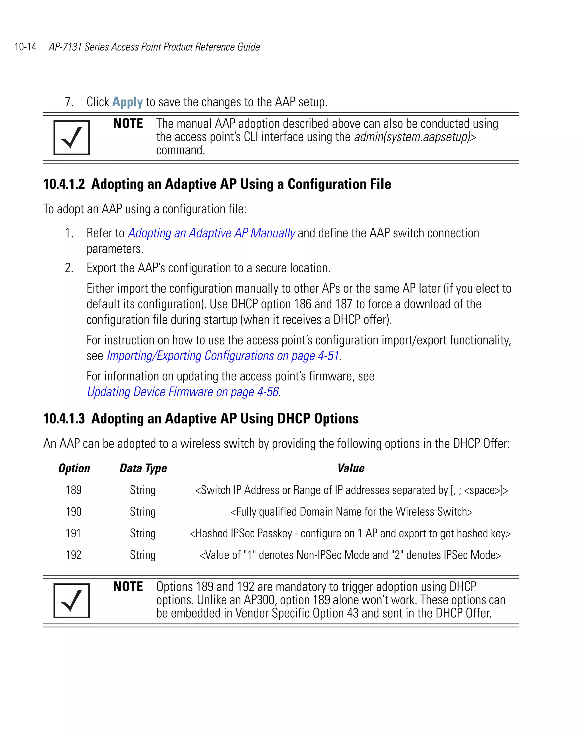 Motorola ap 7131 series access point product reference guide