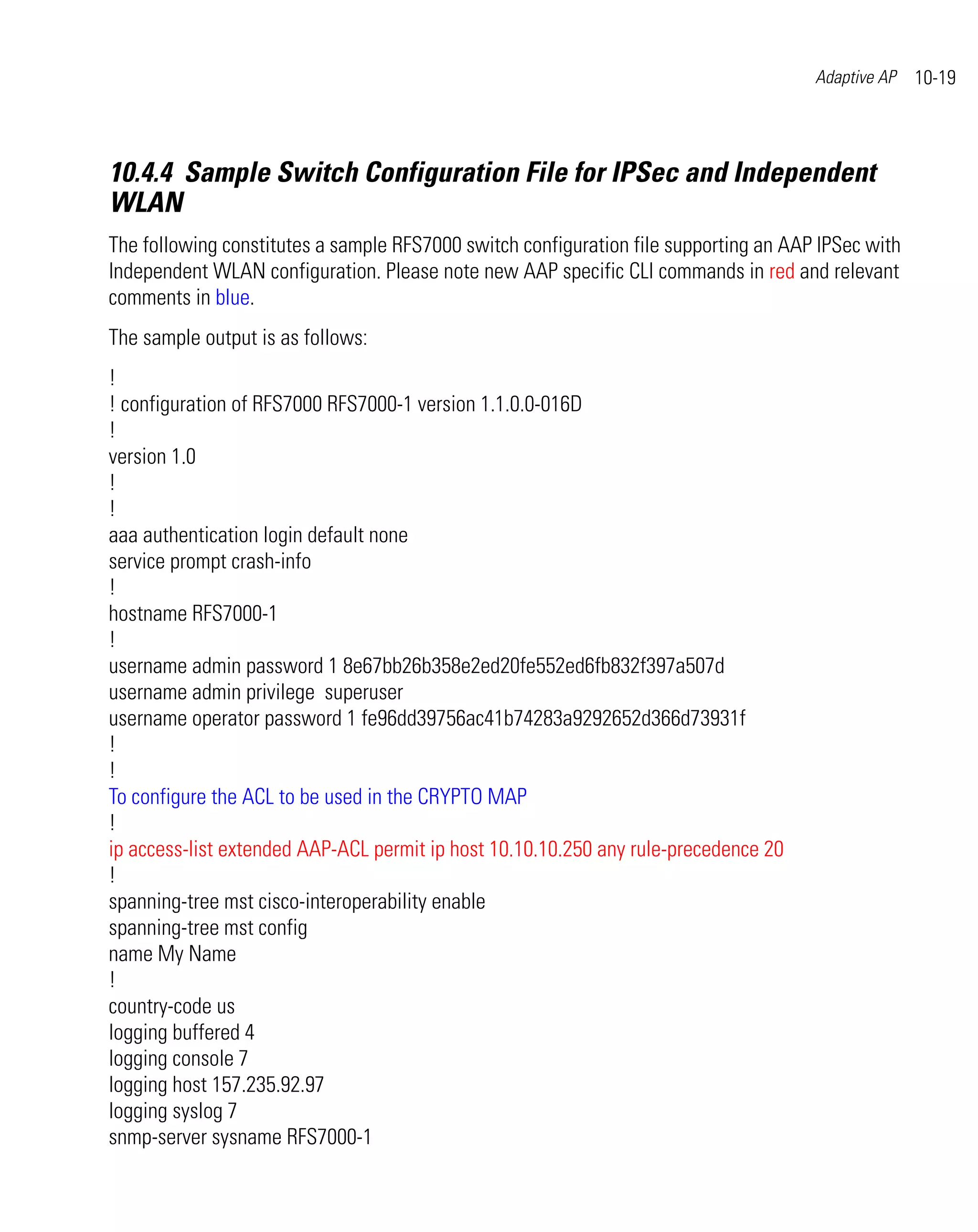 Motorola ap 7131 series access point product reference guide