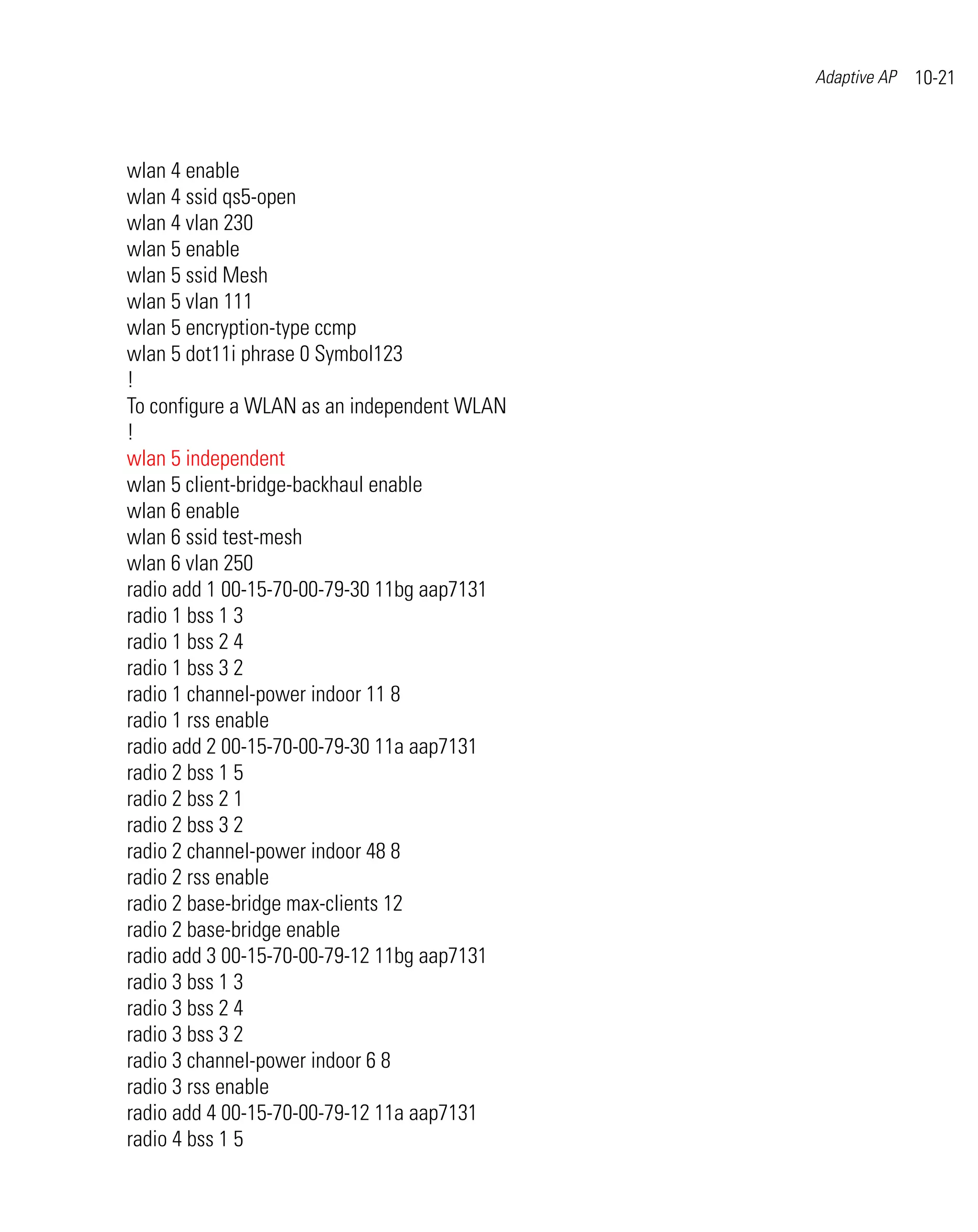 Motorola ap 7131 series access point product reference guide