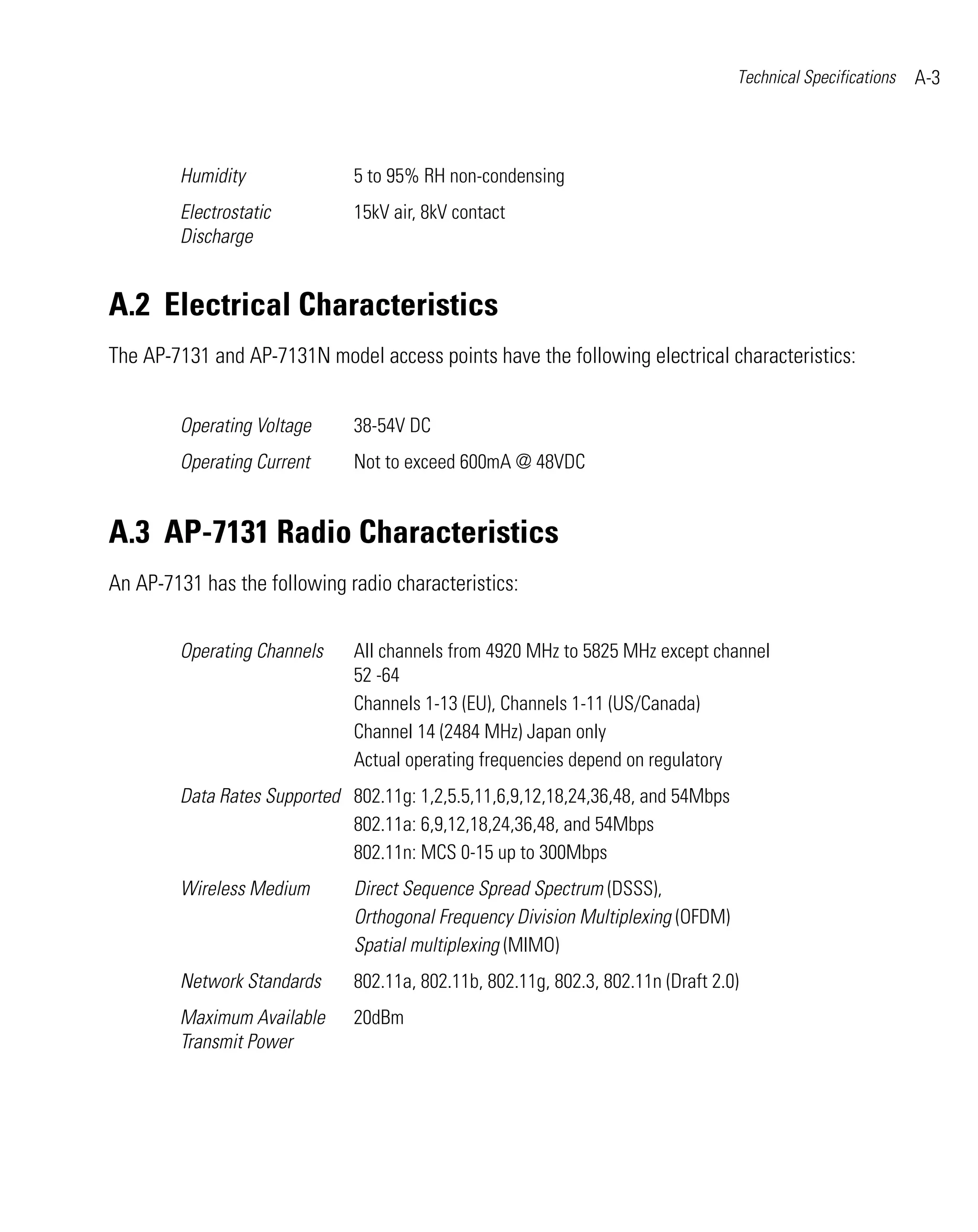 Motorola ap 7131 series access point product reference guide