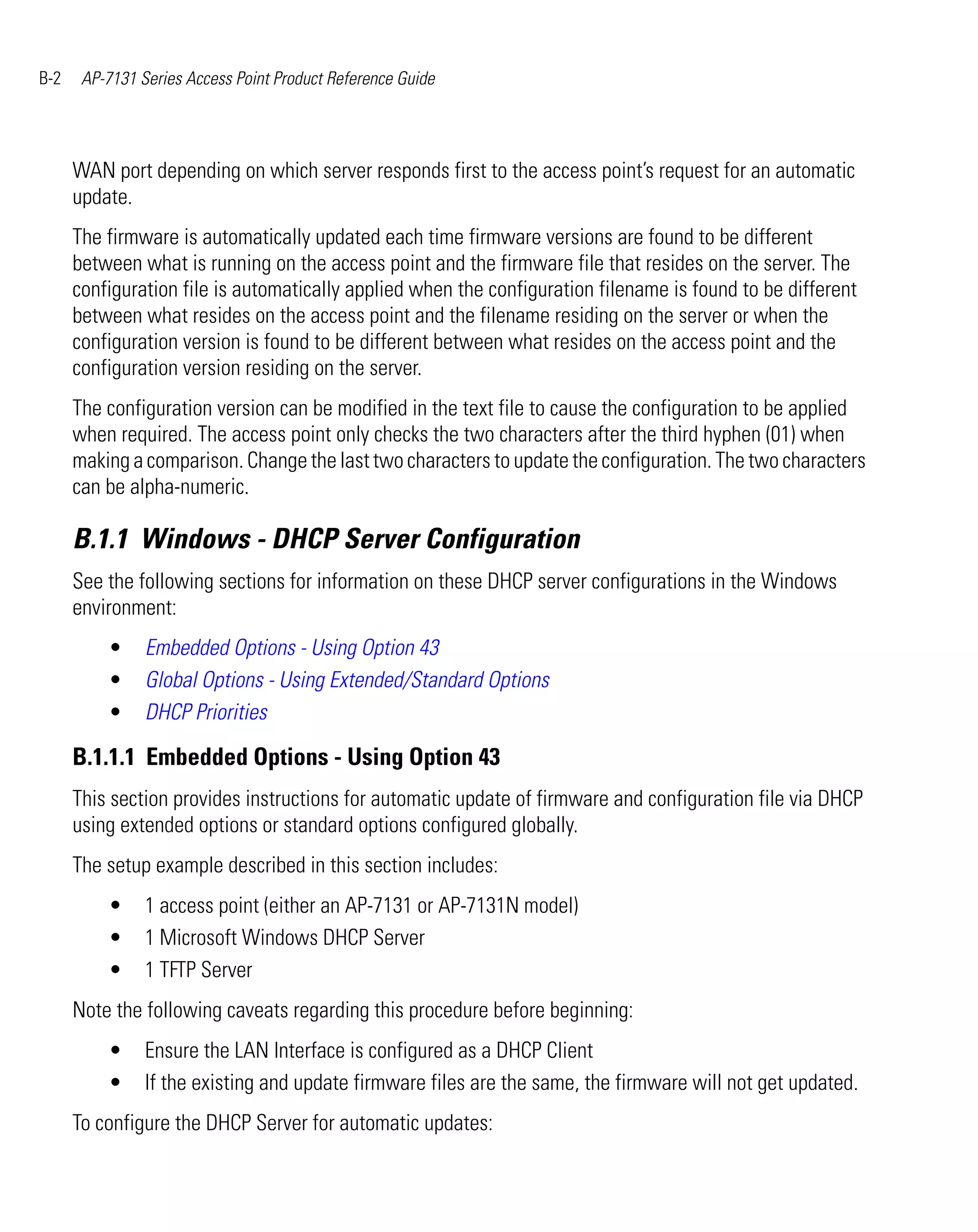 Motorola ap 7131 series access point product reference guide