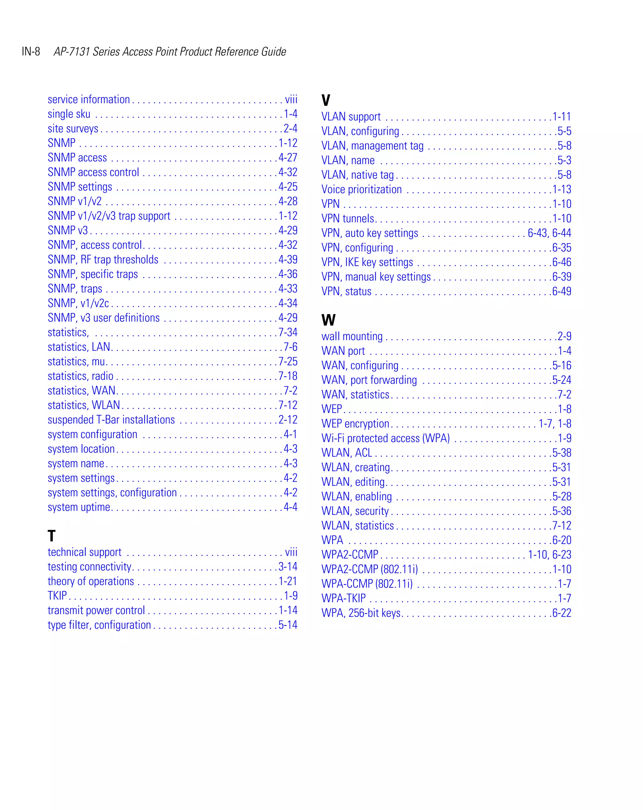 Motorola ap 7131 series access point product reference guide