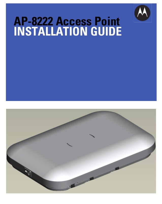 Motorola Ap 22 Access Point Installation Guide Mn A01