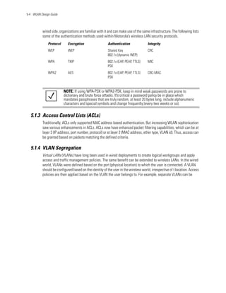 Motorola enterprise wlan design guide version 1.2 | PDF