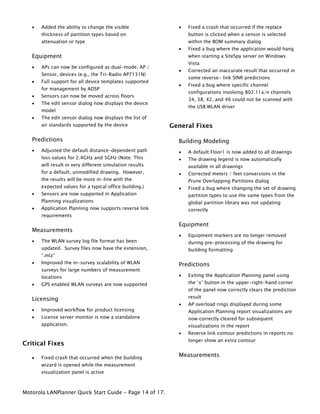Motorola lan planner v13.0 quickstart guide 72 e-157641-01_quickstart ...
