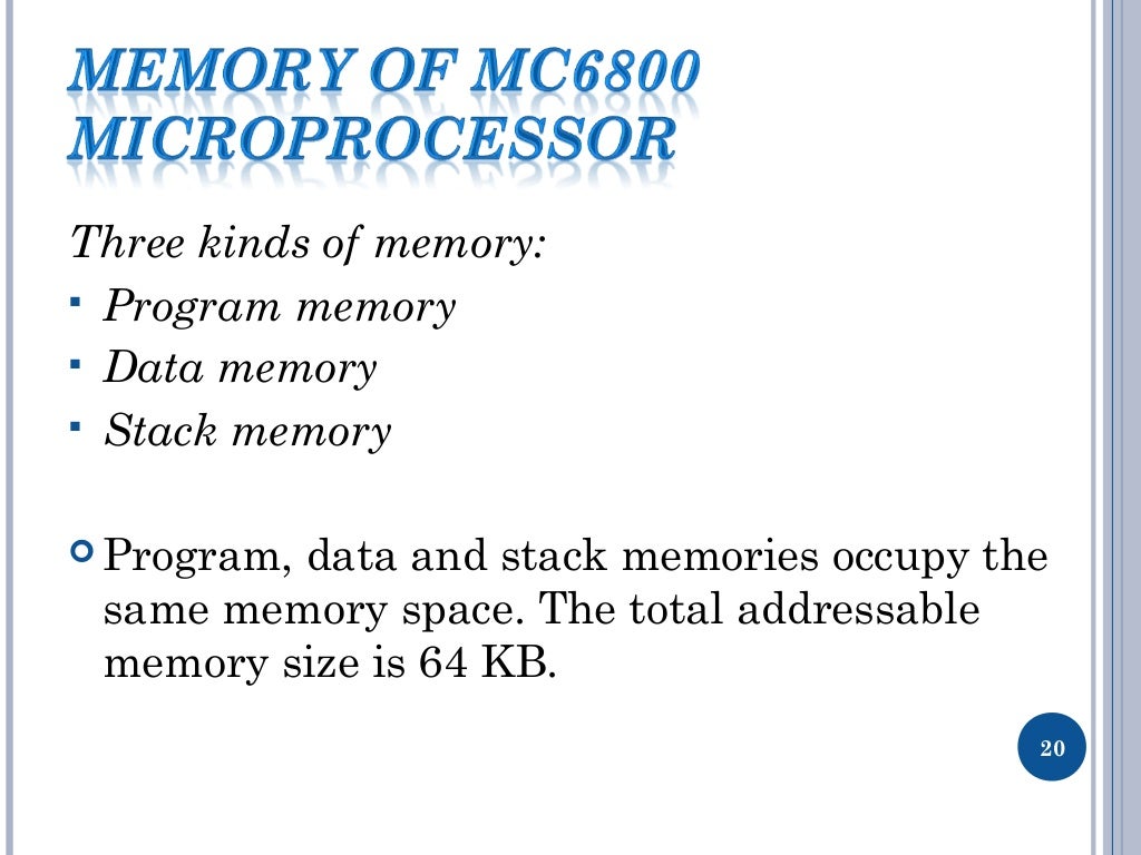 Motorola microprocessor