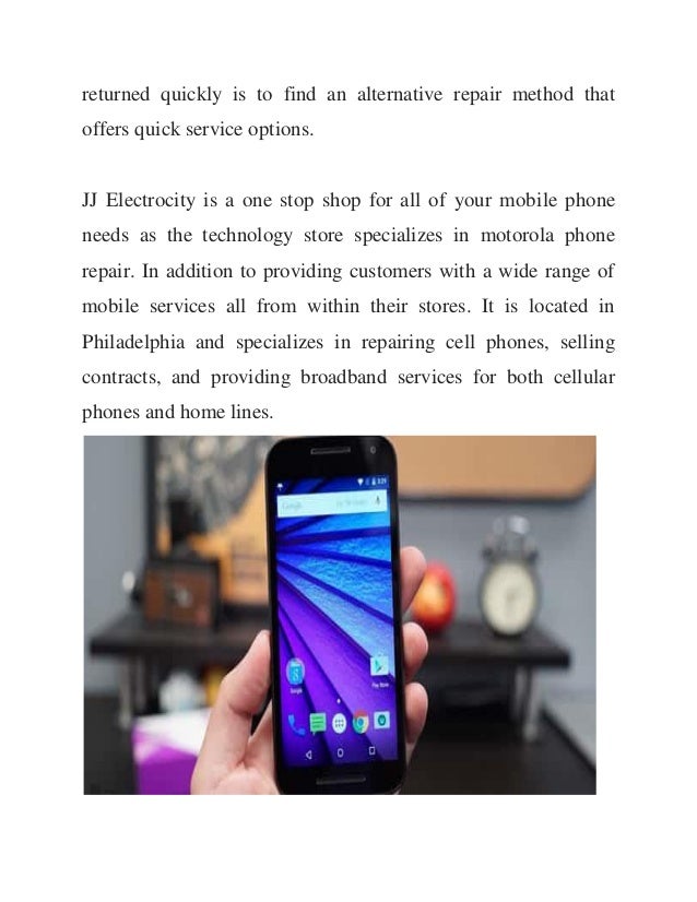 Motorola service center