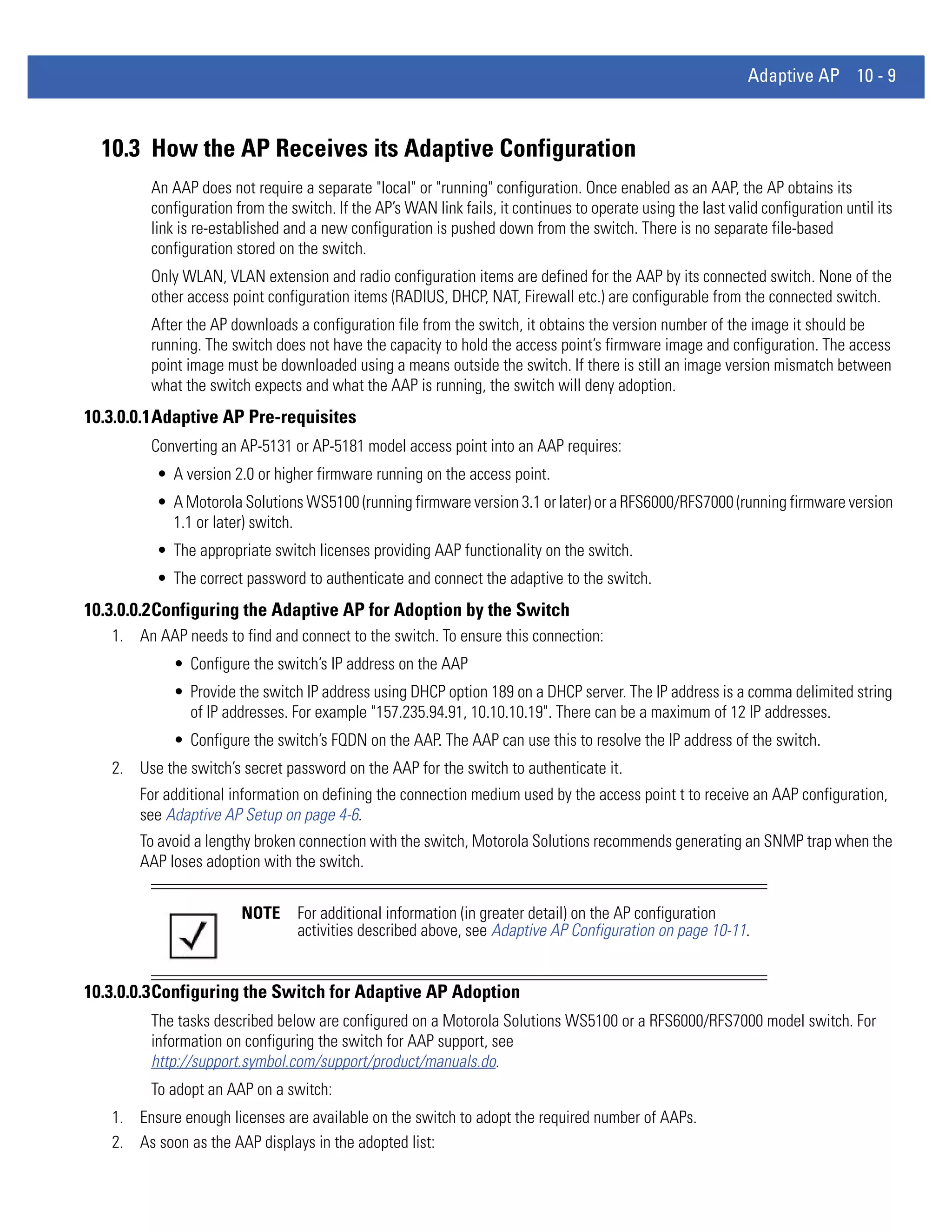 Motorola solutions wing 4.4 ap51xx access point product reference guide (part no. 72 e 157066-01 rev. a)