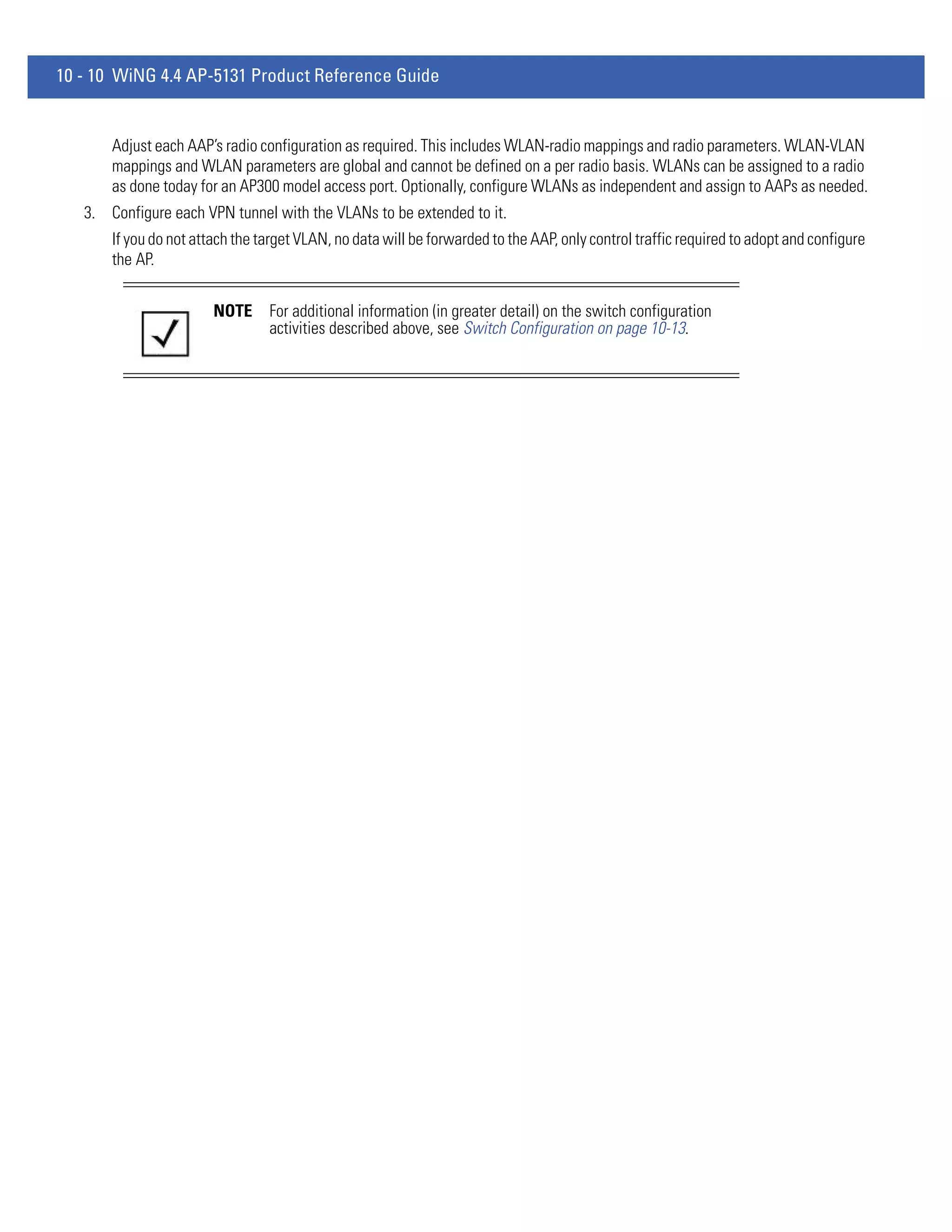 Motorola solutions wing 4.4 ap51xx access point product reference guide (part no. 72 e 157066-01 rev. a)