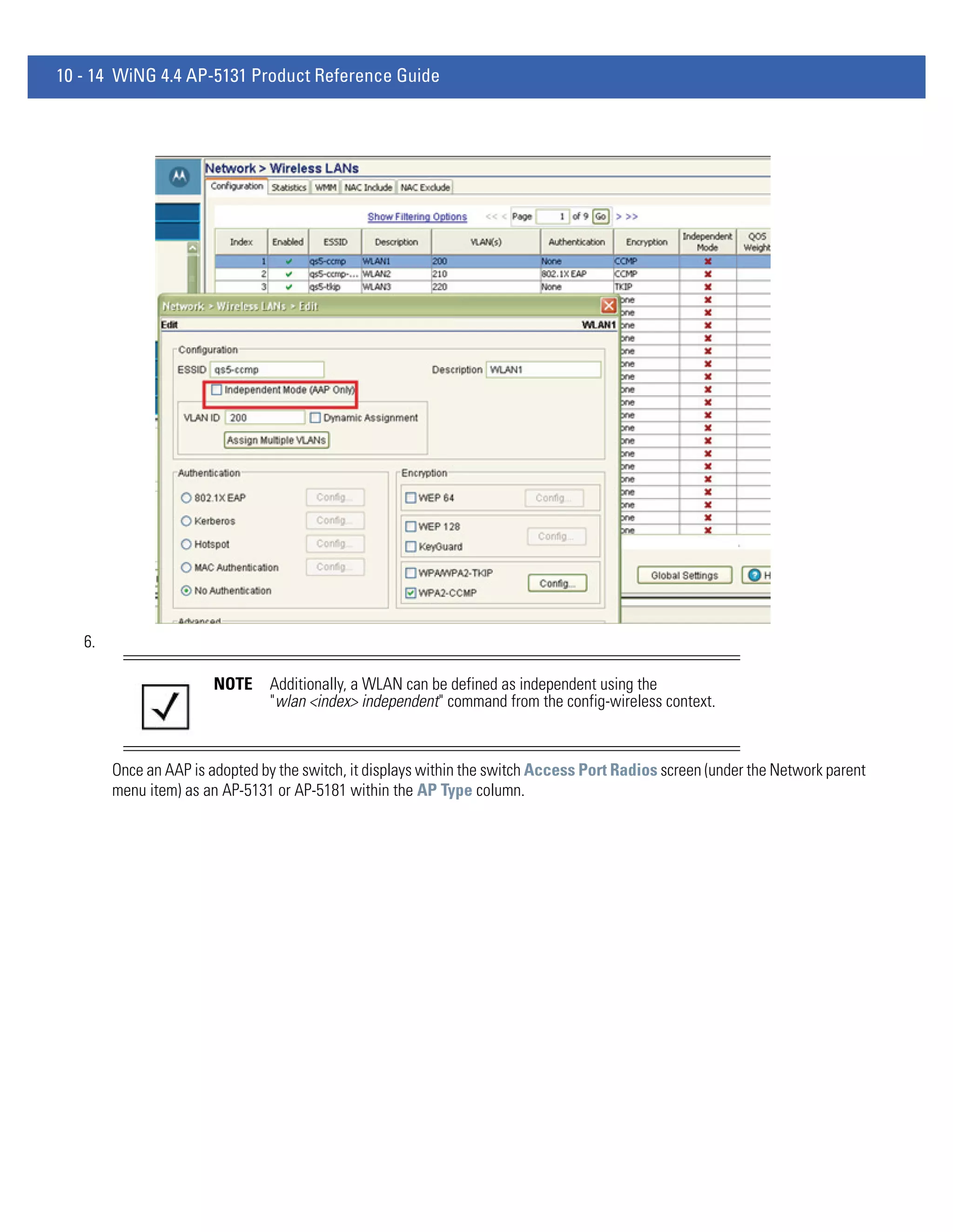 Motorola solutions wing 4.4 ap51xx access point product reference guide (part no. 72 e 157066-01 rev. a)