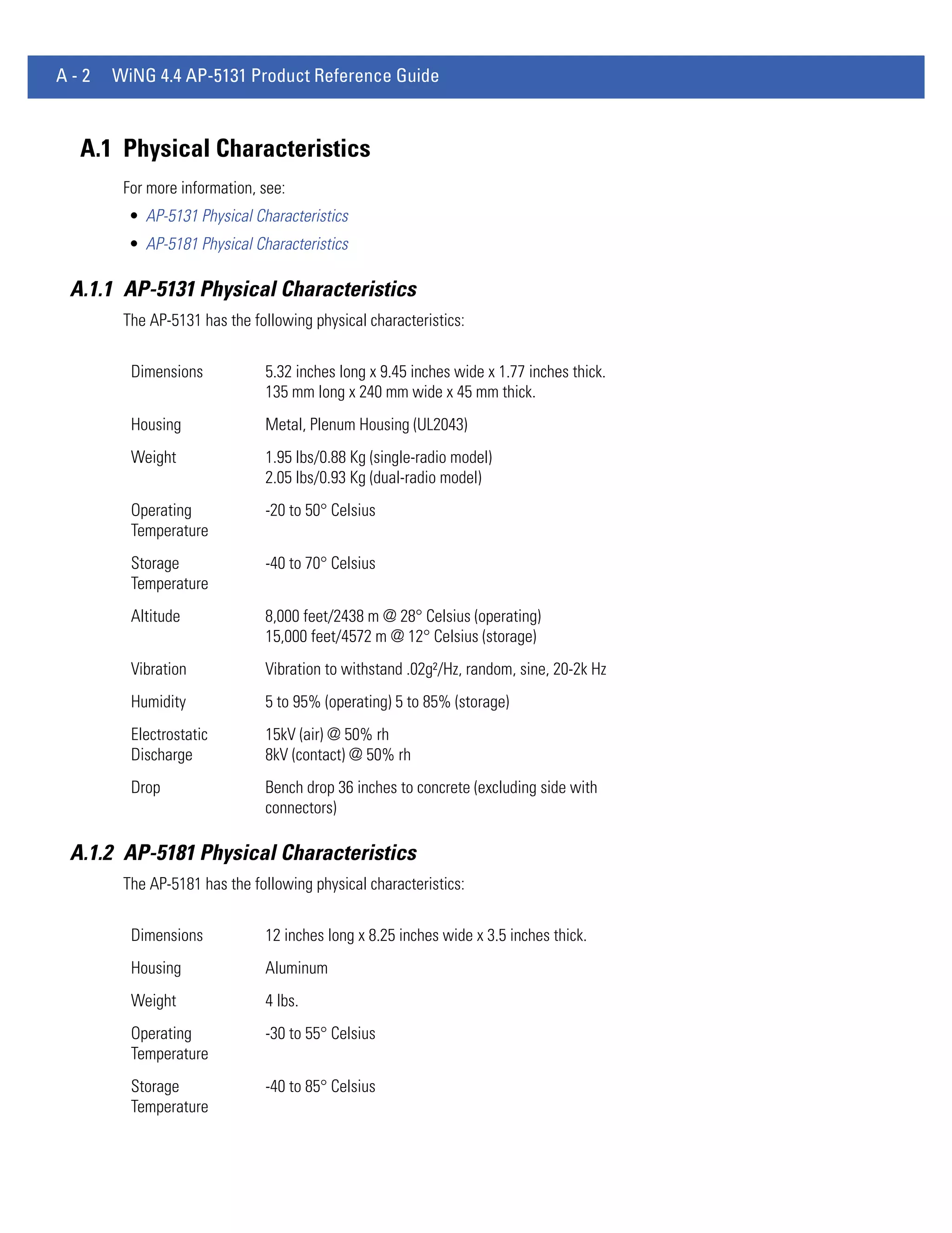 Motorola solutions wing 4.4 ap51xx access point product reference guide (part no. 72 e 157066-01 rev. a)