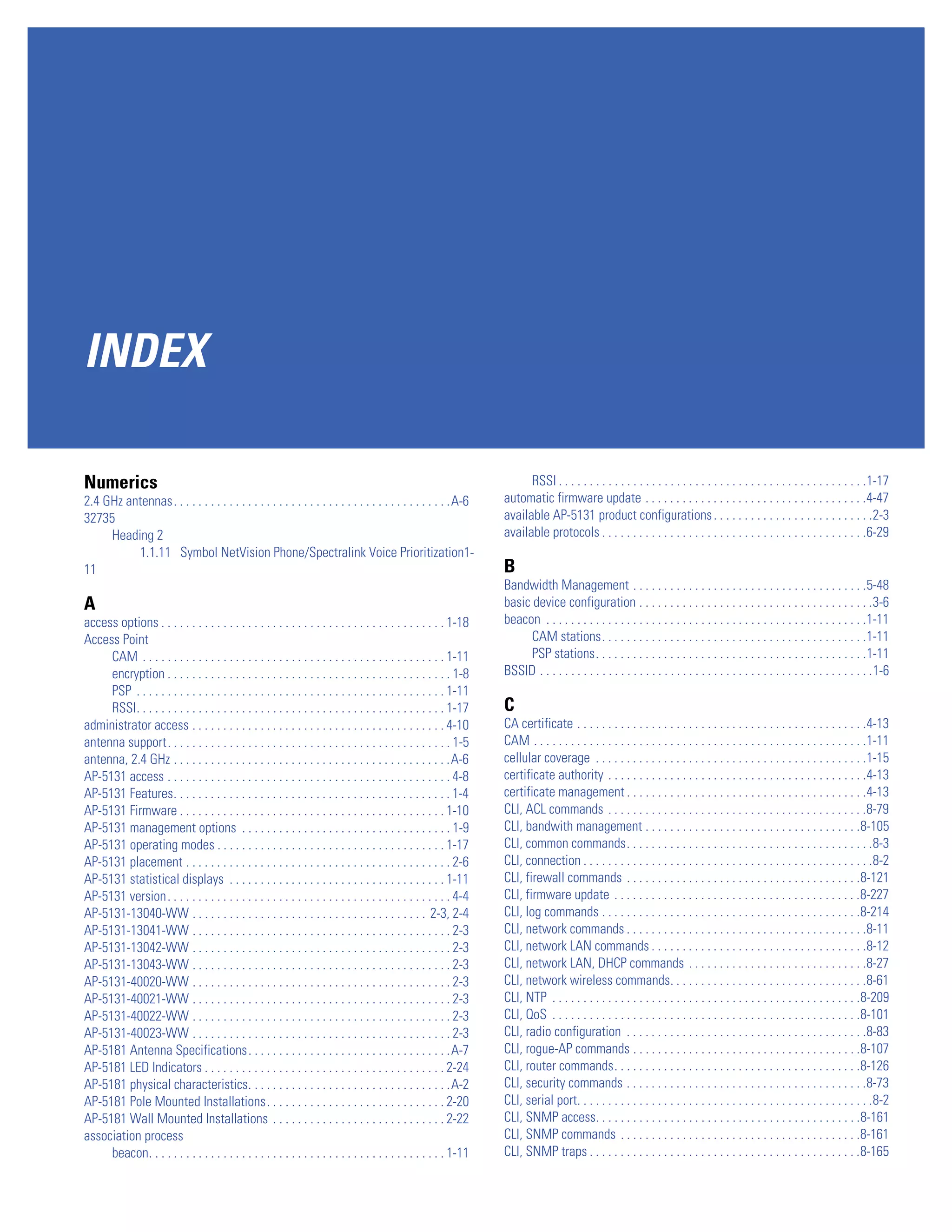 Motorola solutions wing 4.4 ap51xx access point product reference guide (part no. 72 e 157066-01 rev. a)
