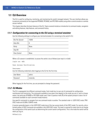 Motorola solutions wing 4.4 wireless controller cli reference guide ...
