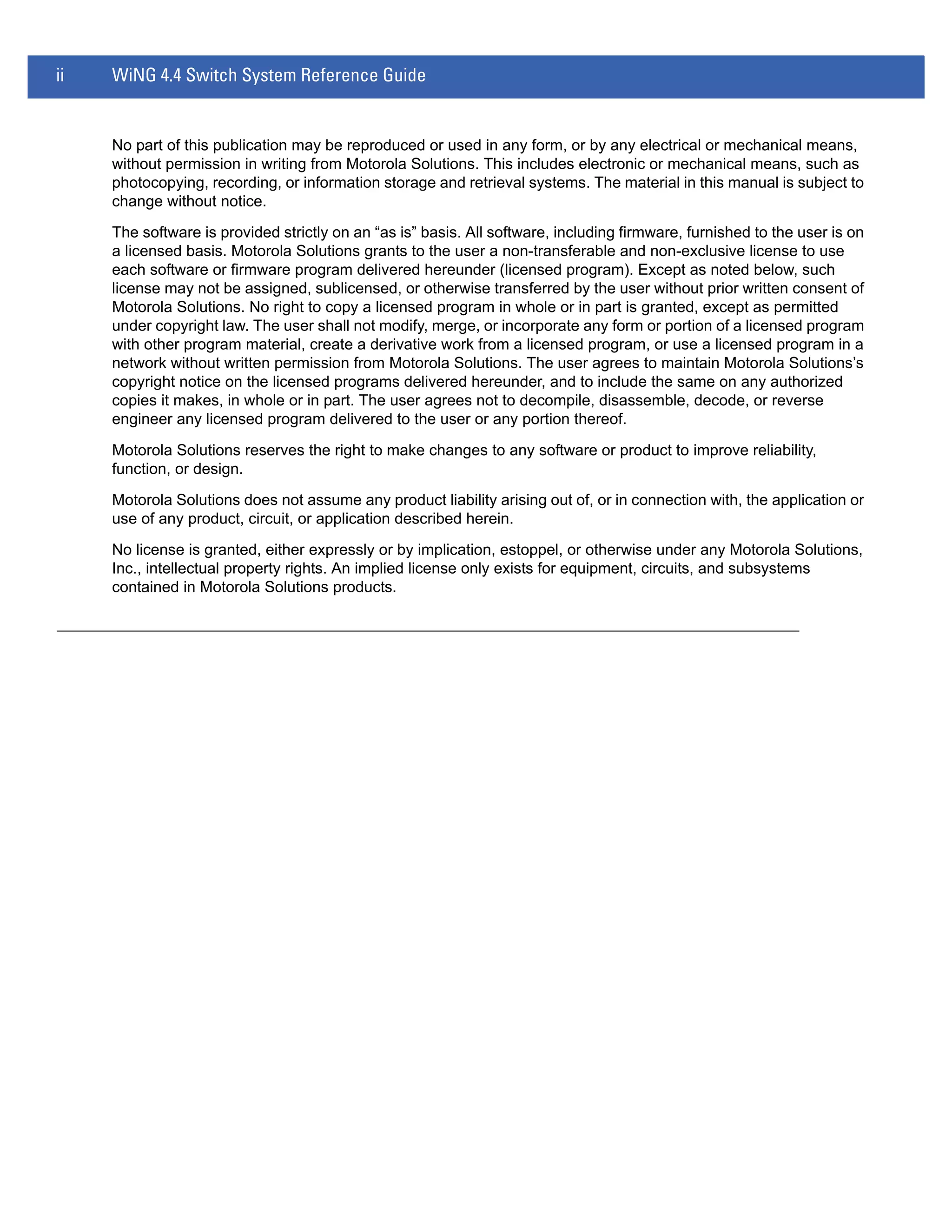 Motorola solutions wing 4.4 wireless controller system reference guide ...