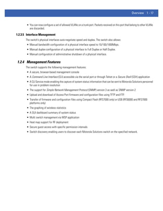 Motorola solutions wing 4.4 wireless controller system reference guide ...