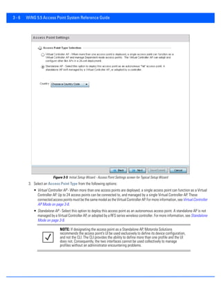 Motorola solutions wing 5.5 access point system reference guide (part ...