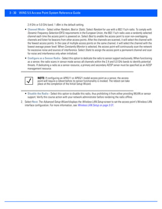 Motorola solutions wing 5.5 access point system reference guide (part ...