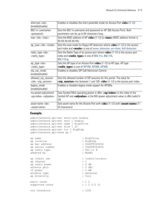 Motorola ws2000 wireless switch cli reference guide | PDF