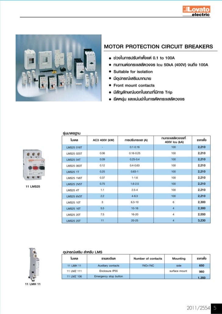 Motor protection circuit_breaker