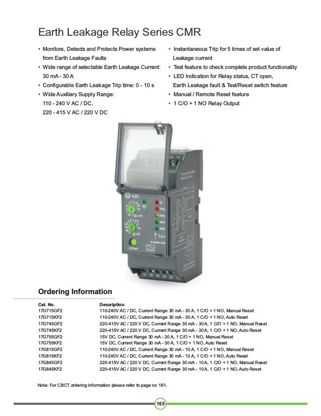 Dc System Protection Relays Dc Earth Leakage Relays Insulation Monitoring Relays Exporter From Mumbai
