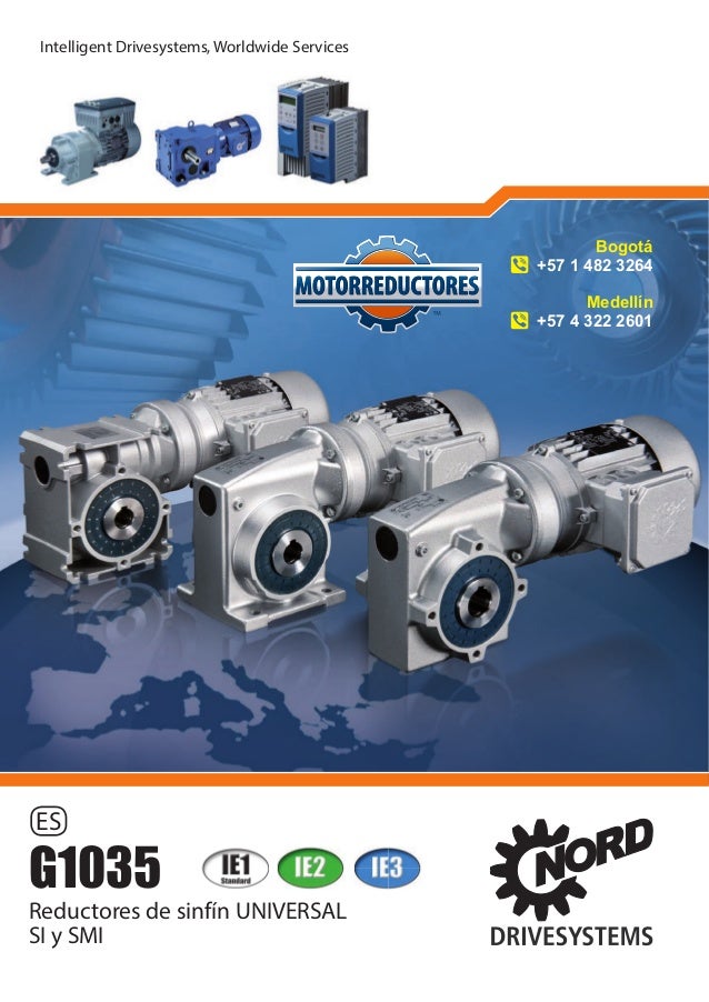 Tipos de motorreductores