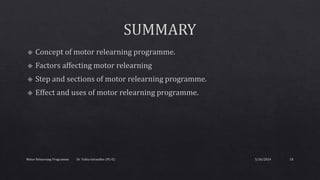 Motor Relearning Programme ( MRP ) .pptx