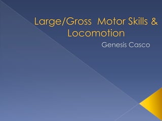 Large/Gross  Motor Skills & Locomotion Genesis Casco 