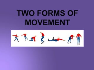 TWO FORMS OF
MOVEMENT
 