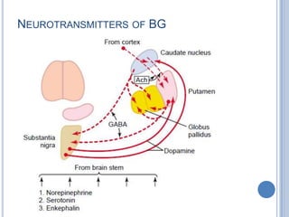 Neurotransmitters of BG