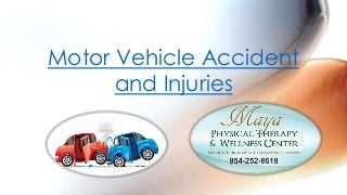 Motor Vehicle Accident
and Injuries
 