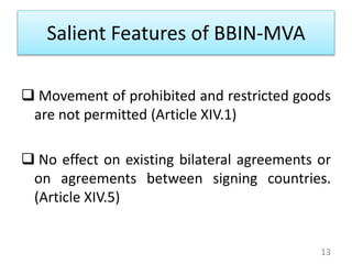 Motor vehicle agreement between bangladesh bhutan india and nepal ...