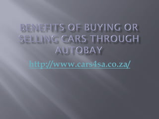 http://www.cars4sa.co.za/
 