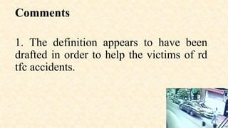 Define Draftfed Motor vehicles act, 1988 22nd october | PPTX