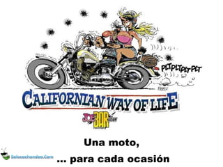 Una moto,
… para cada ocasión
 