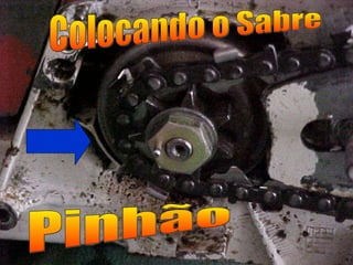 Colocando o Sabre Pinhão 